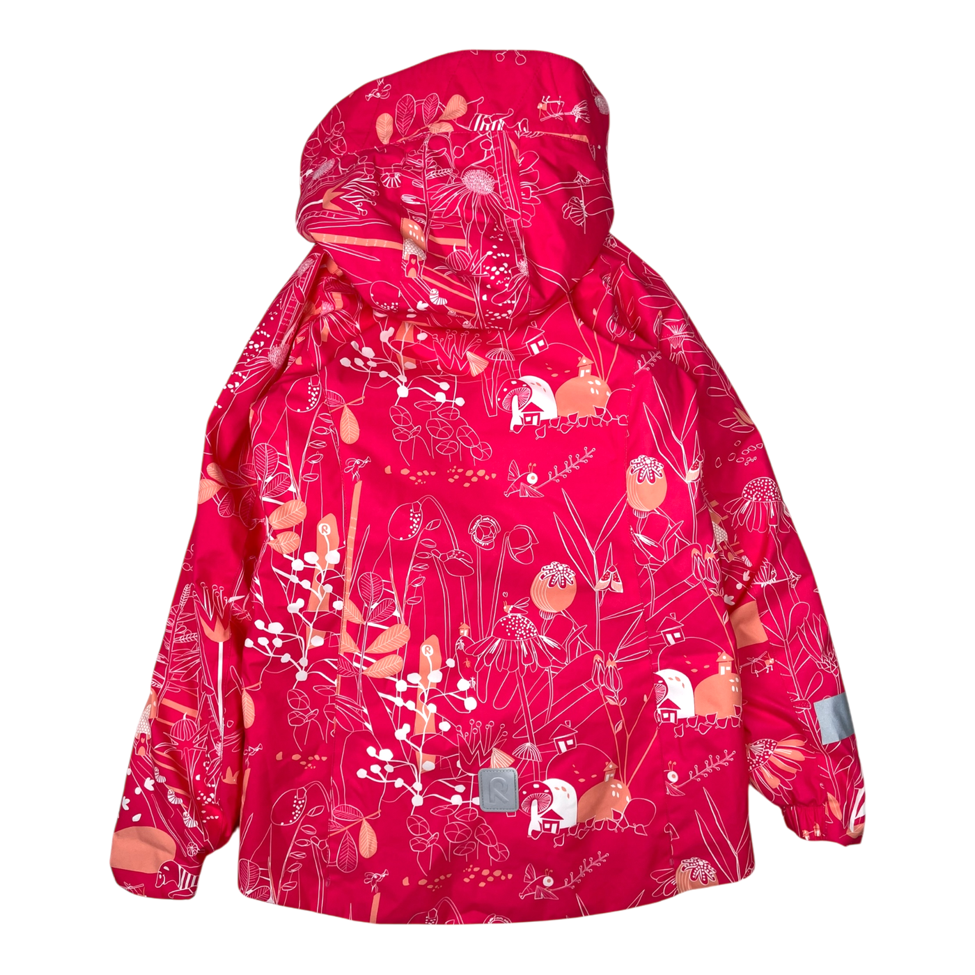 Reima winter jacket, flowers | 140cm