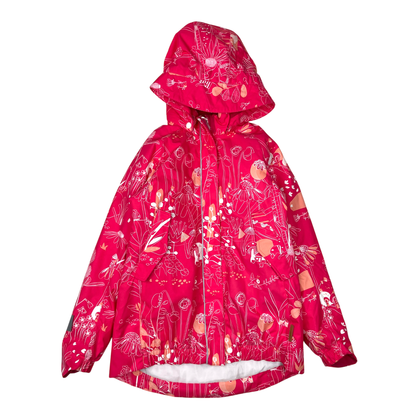 Reima winter jacket, flowers | 140cm