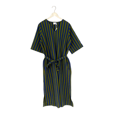 Mainio woven dress, blue/green | woman L