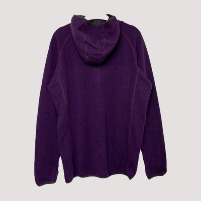 Röyk wool hoodie, purple | men XXL