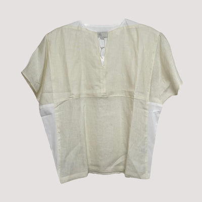 Maska linen shirt, ivory/white | women S