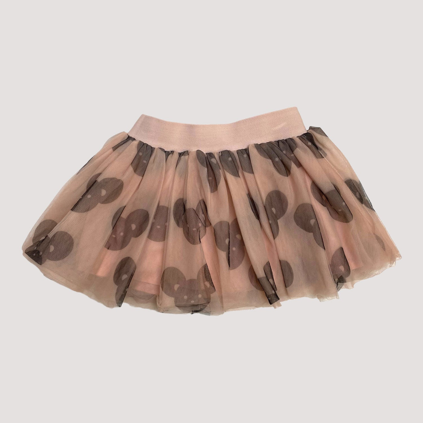 Huxbaby tulle skirt, black/pink | 12-18m